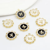 6pcs Lace Bow Pearl Resin Earring Necklace DIY Supplies