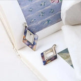 6pcs Acetic Acid Rhombus Water Drop Earrings Pendant DIY Hand Jewelry