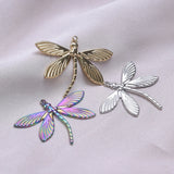 6pcs Stainless Steel Dragonfly Charms for Jewelry Making DIY Earrings Necklace