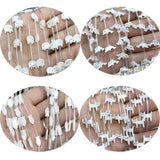 6pcs Shell Beads Dog Pig Dolphin Fish Elephant Mother of Pearl Beads