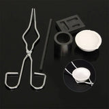 6pcs Graphite Crucible Set with Tong Bo for Jewelry Repair