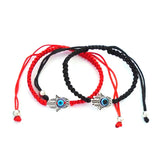6pcs Braided Palm Evil Eye Red Bracelet Lucky Couple Jewelry Men Women