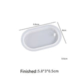 6pcs Keychain Pendant Silicone Moulds Epoxy Resin Casting Molds