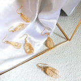 6pcs Natural Jade Pendant DIY Earrings Jewelry Accessories