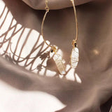 6pcs Natural Jade Pendant DIY Earrings Jewelry Accessories