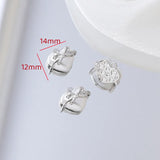 6pcs Sweet Wind Love Bow Pendant DIY Jewelry Charms