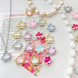 6pcs Colorful Star Pendant for DIY Jewelry Making