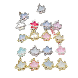 6pcs Colorful Star Pendant for DIY Jewelry Making