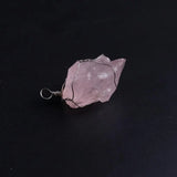 6pcs Fluorite Gemstone Necklace Pendants Reiki Quartz Crystal Charms