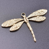 6pcs Animal Flying Dragonfly Pendant DIY Jewelry Making Charms Accessories
