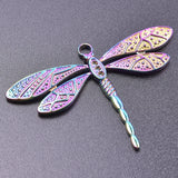 6pcs Animal Flying Dragonfly Pendant DIY Jewelry Making Charms Accessories