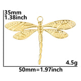 6pcs Animal Flying Dragonfly Pendant DIY Jewelry Making Charms Accessories