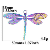 6pcs Animal Flying Dragonfly Pendant DIY Jewelry Making Charms Accessories