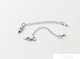6pcs 18K Copper Plated Extension Chain Lobster Clasp DIY Ornament Accessories
