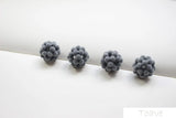 6pcs Micro-Pile Hollow Earrings Material Hair Accessories