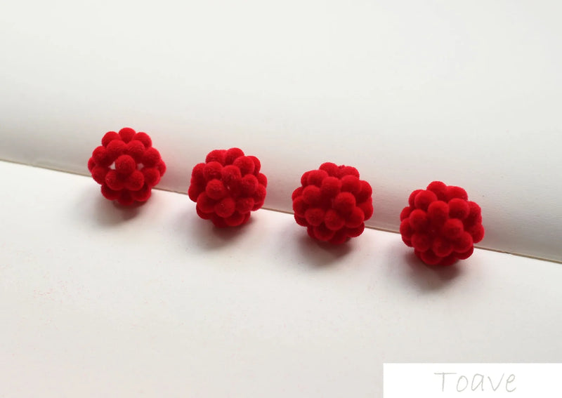 6pcs Micro-Pile Hollow Earrings Material Hair Accessories