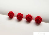 6pcs Micro-Pile Hollow Earrings Material Hair Accessories