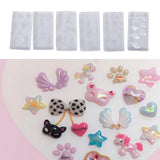6pcs Nail Art 3D Silicone Mold DIY Decoration