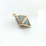 6pcs Gem Stone Beads Pendant Necklace Reiki Opal Tiger Eyes Labradorite