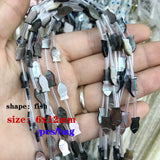 6pcs Shell Beads Fish Shape Mother of Pearl Beads For DIY Necklace Earring