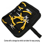 6pcs Jewelry Pliers Kit Long Bent Nose Pliers for DIY Jewelry Making