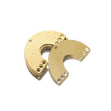 6pcs Raw Brass Arch Link Charms Connectors Chandelier Component Links