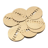 6pcs Raw Brass Textured Moon Phases Charms Celestial Pendant DIY Jewelry Making