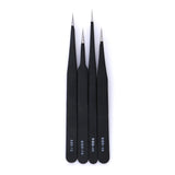 6pcs Stainless Steel Anti-static Tweezers Kit