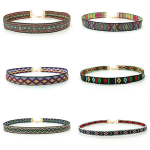 6pcs/Set Torques Goth Boho Collar Ethnic Chokers Necklaces for Women