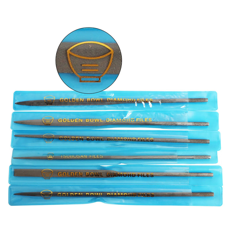 6pcs Fine Files Flat-Headed Flat Files Clay Sculpting Tool Set