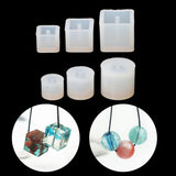 6pcs Silicone DIY Beads Mold for Jewelry Making Resin Mould