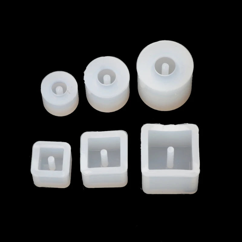 6pcs Silicone DIY Beads Mold for Jewelry Making Resin Mould
