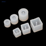 6pcs Silicone DIY Beads Mold for Jewelry Making Resin Mould