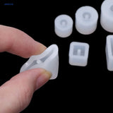 6pcs Silicone DIY Beads Mold for Jewelry Making Resin Mould
