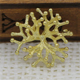 6pcs Silver Plated Branch Coral Stamping DIY Baroque Style Jewelry
