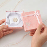 6pcs Flower Pattern Bracelet Gift Boxes 9x9x2cm