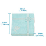 6pcs Flower Pattern Bracelet Gift Boxes 9x9x2cm
