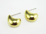 6pcs Brass Earring Studs, 19.5x16.5mm, Sterling Silver Needle - R1024