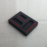 6pcs Tools Set Graphite Crucible Tray Boat Mold For Melting Jewelry Silver Ingot