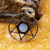 6pcs Natural Stone Crystal Quartz Necklace Pendants