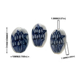 6pcs Ceramic Beads for Jewelry Making DIY Bracelets Necklaces