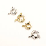 6pcs 14K Round Sailor Buckle DIY Jewelry Bracelet Accessory