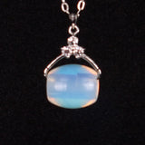 6pcs Natural Crystal Stone Pendant Necklace Jewelry