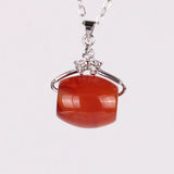 6pcs Natural Crystal Stone Pendant Necklace Jewelry