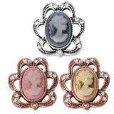 6pcs Snap Jewelry Rhinestone 18mm Snap Button Fit Bracelet Bangles Women
