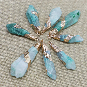6pcs 2023 New Natural Stone Irregular Necklace DIY Jewelry Accessories