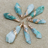 6pcs 2023 New Natural Stone Irregular Necklace DIY Jewelry Accessories