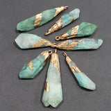6pcs 2023 New Natural Stone Irregular Necklace DIY Jewelry Accessories