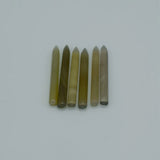 6pcs Agate Burnisher Round Sliver Polishing Agate