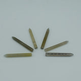 6pcs Agate Burnisher Round Sliver Polishing Agate